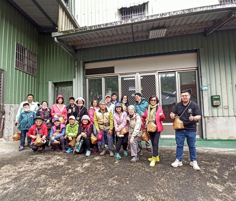 茶行推出茶鄉體驗的活動 照片提供者：朱肇維