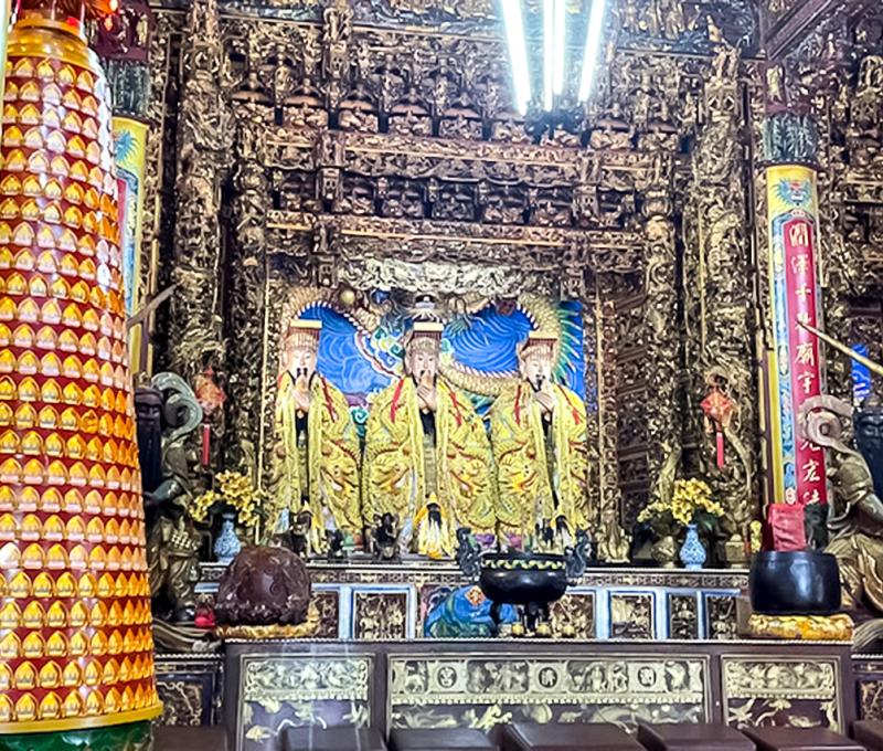 三官大帝神像。照片拍攝者：陳粉 / 拍攝日期：2022/09/09
