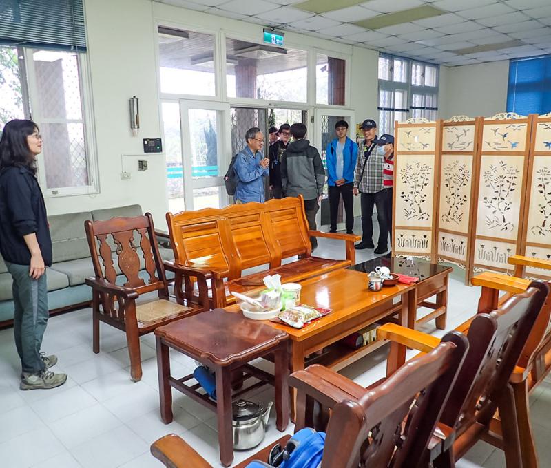 西口工作站內部陳設 照片提供者：千里步道協會