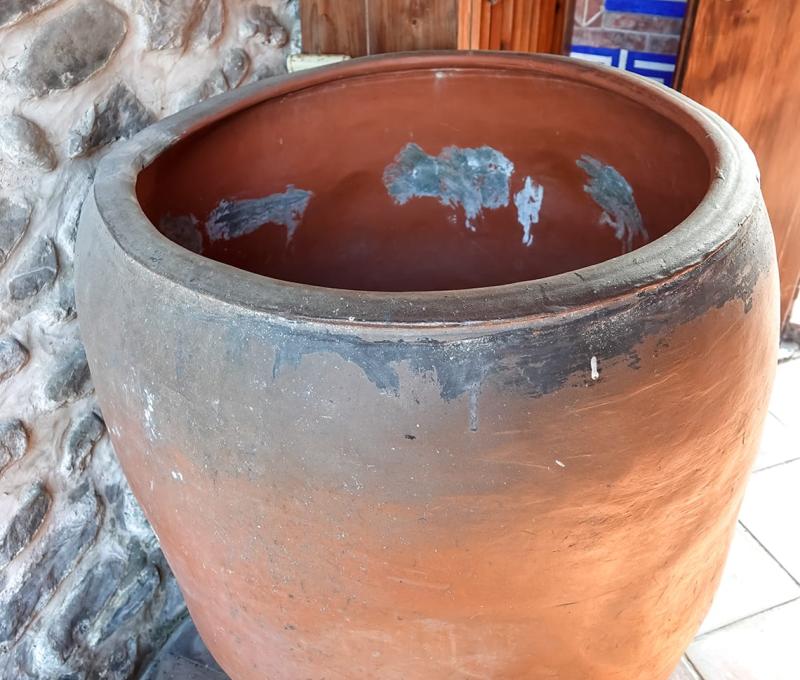 蕭屋內的防空缸 照片拍攝者：客家委員會客家文化發展中心提供 / 拍攝日期：2022