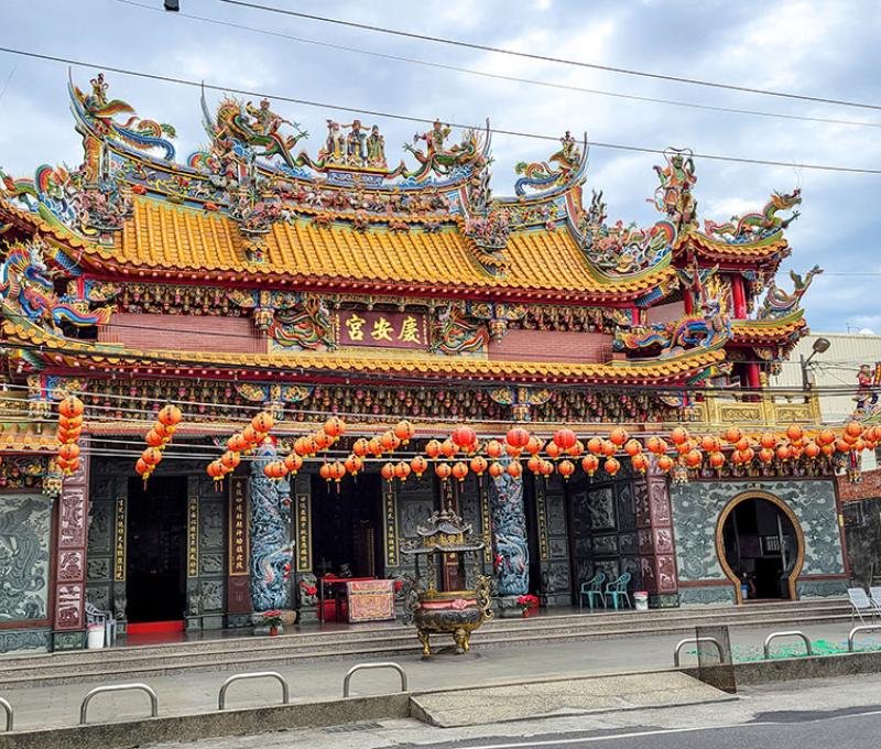 慶安宮外觀全貌 照片提供者：吳逸韓／拍攝日期：2023/12/30