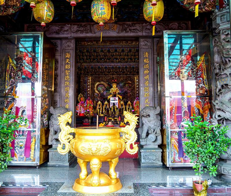 神將雙龍護衛水仙尊王