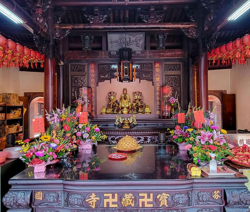 寶山第一之匾額 照片提供者：吳逸韓／拍攝日期：2023/12/30