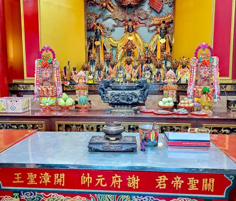 日興宮三位主神。照片拍攝者：張銓津 / 拍攝日期：2022/09/09
