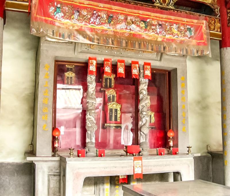 戴屋祠堂神龕 照片拍攝者：客家委員會客家文化發展中心提供／拍攝日期：2022