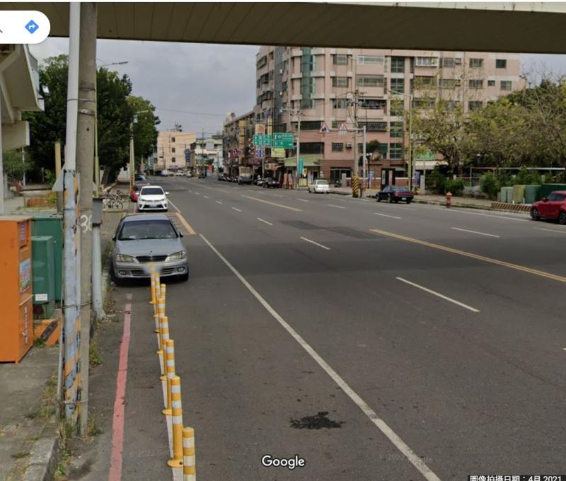 山通路陸橋下 照片提供者：Google街景/拍攝日期：2021/4/1