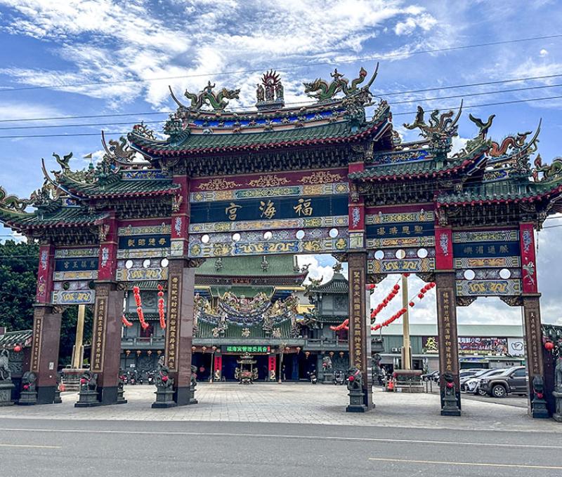 王功福海宮是當地人重要的信仰中心 照片提供者：胡其瑞／拍攝日期：2024/06/20
