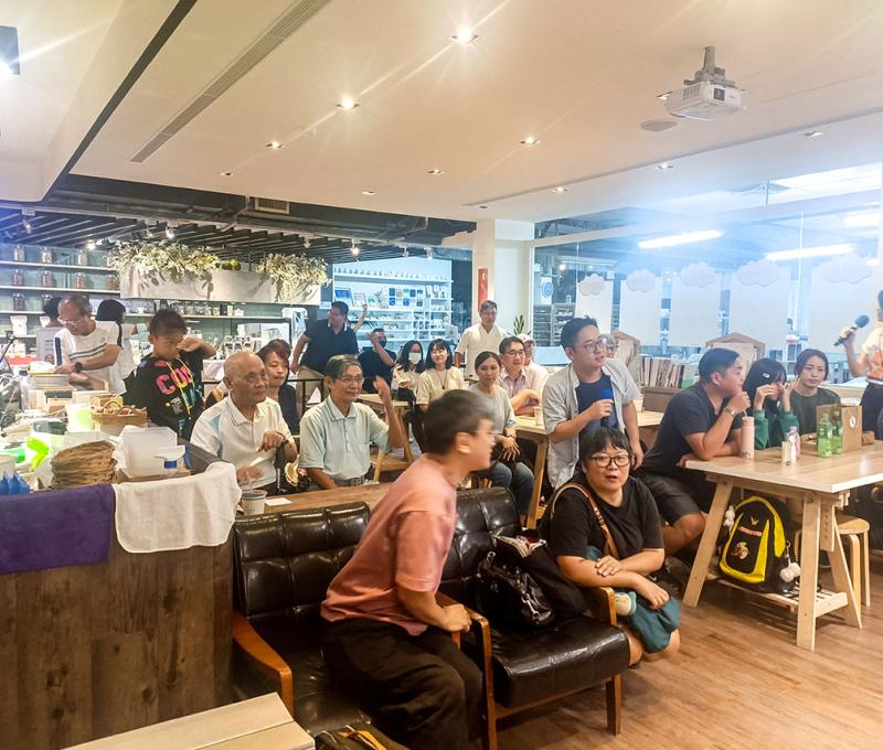 致力於推廣行銷鶯歌陶人文。照片提供者：陳文敏 / 拍攝日期：2023/09/05