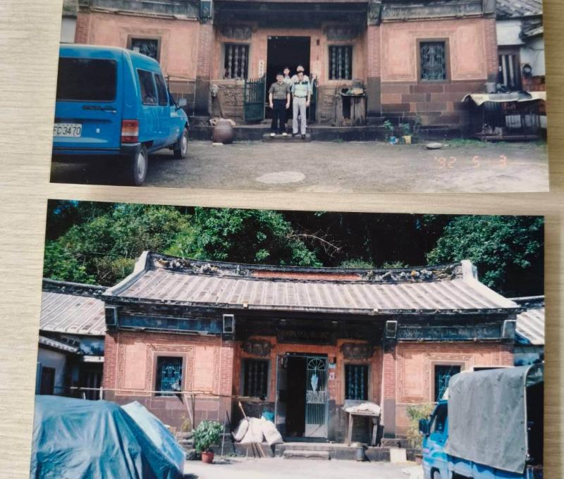 三峽褔德坑黃家大厝2張照片合併照（照片拍攝者：黃秋菊、張銓津／拍照日期：2025/5/18）