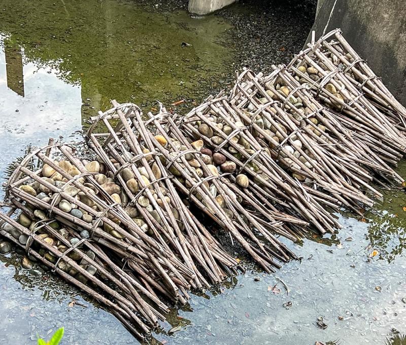 戶外動態水利設施模型之竹笱 照片提供者：毛毓翔 / 拍攝日期：2023/03/14