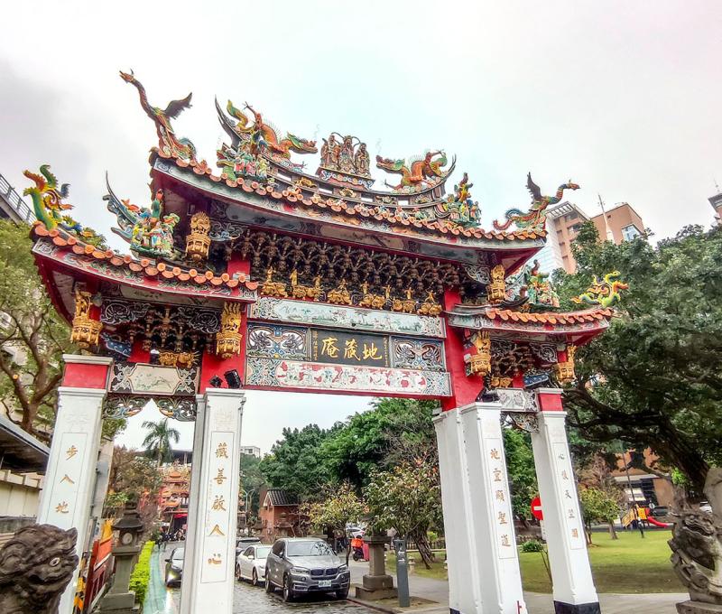 地藏庵山門。照片拍攝者：海山文史團隊