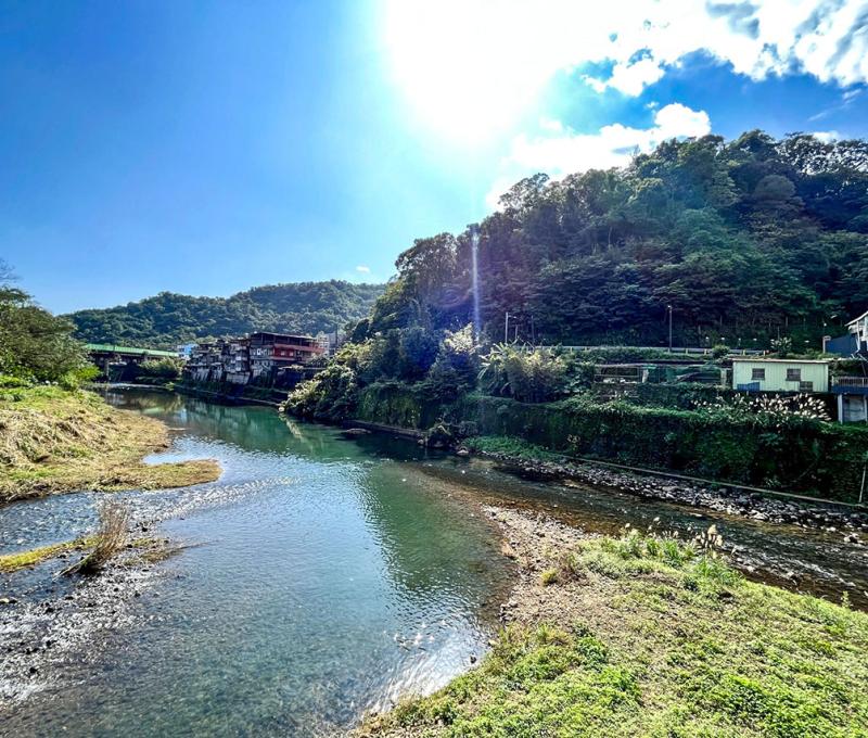 雙溪兩河匯流處(平林溪、牡丹溪)