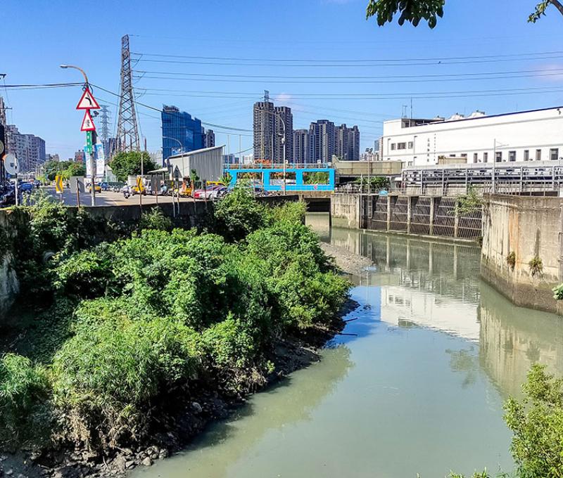 瓦磘抽水站是瓦磘溝注入新店溪的終點