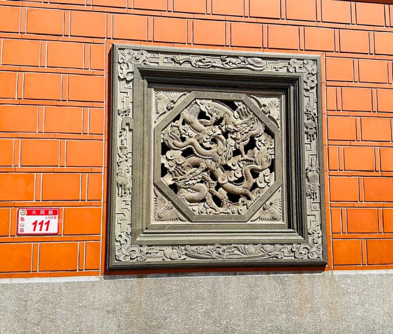 詹公祖廟牆上雕刻。照片提供者：林美玲 / 拍攝日期：2023/09/02