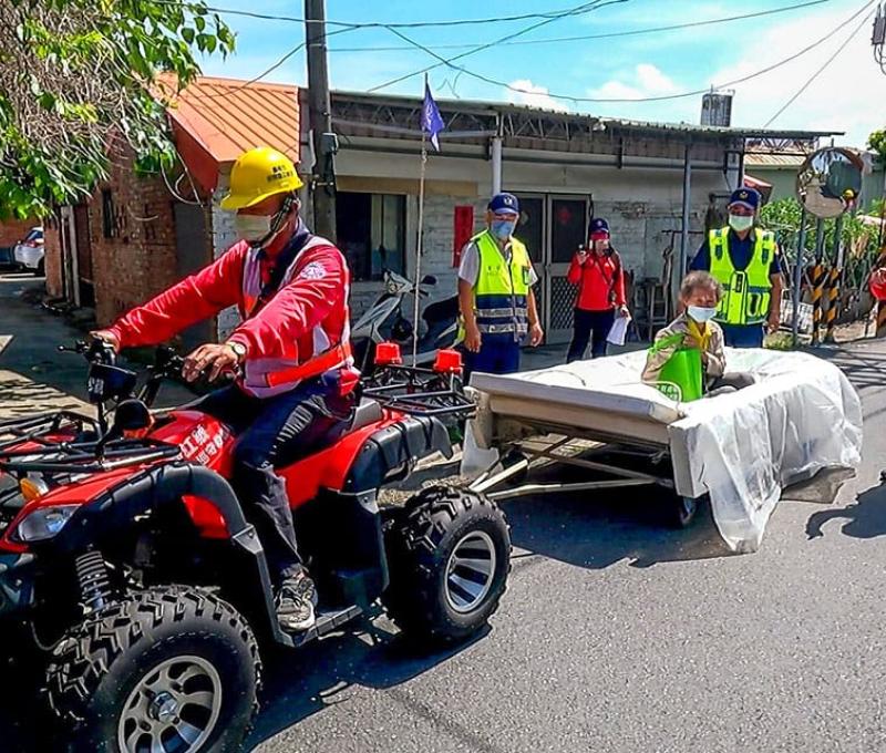 公親寮的自主防災演練活動 照片提供者：蘇青癸 / 拍攝日期：2021/06