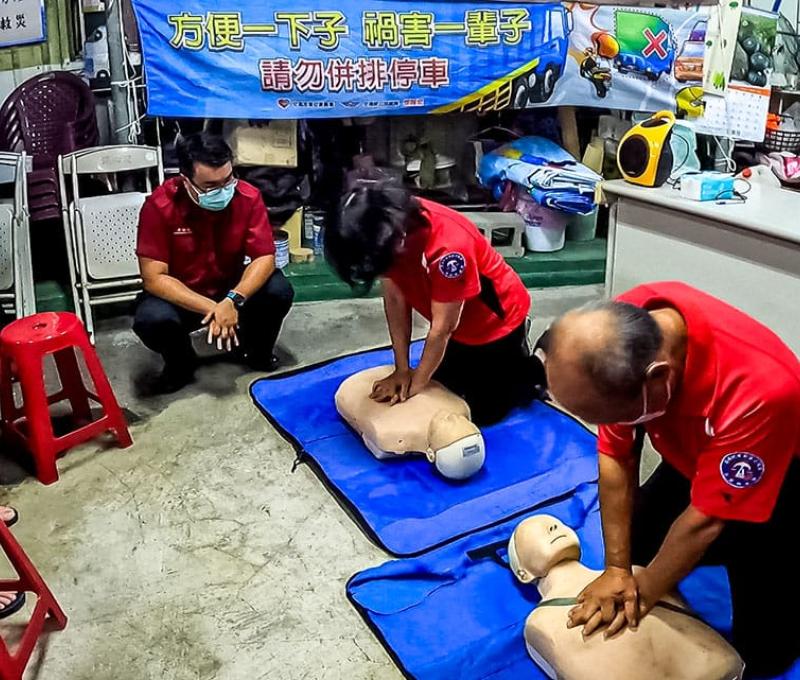 公親寮的自主防災演練活動 照片提供者：蘇青癸 / 拍攝日期：2021/06