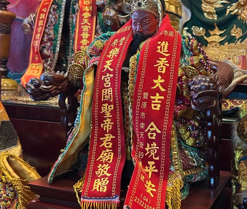 開基關聖帝君神像（照片拍攝者：王信喜／拍照日期：2025/5/27）