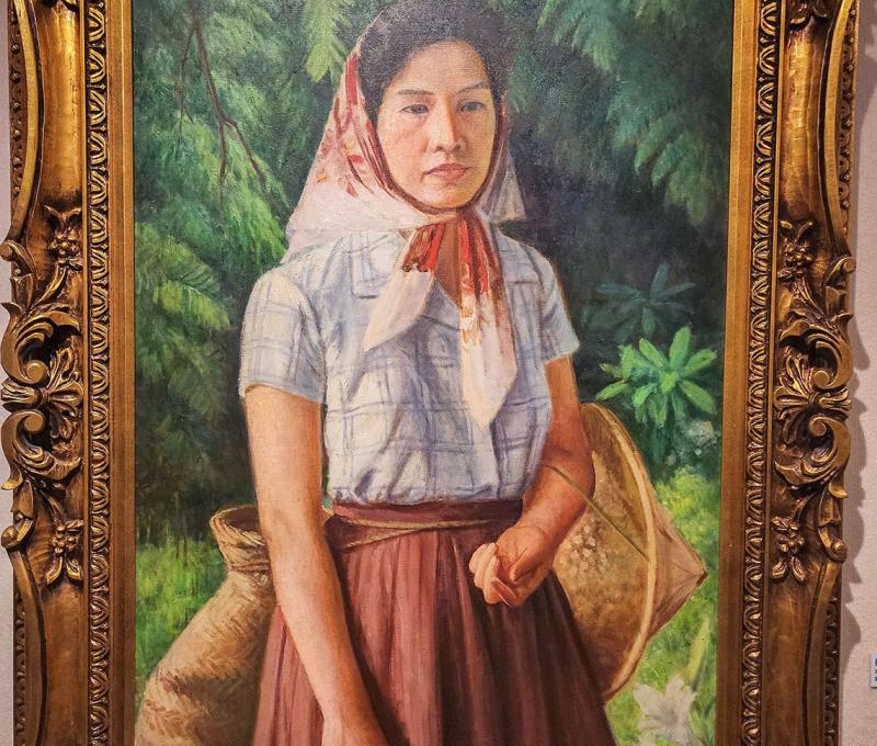 李梅樹紀念館的採茶少女(1963) 照片提供者：鄭裕書 / 拍攝日期：2025/03/23