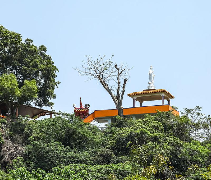 蓮寺曉鐘_蓮座山觀音寺的晨鐘。照片拍攝者：洪光君 / 拍攝日期：2021/4/12