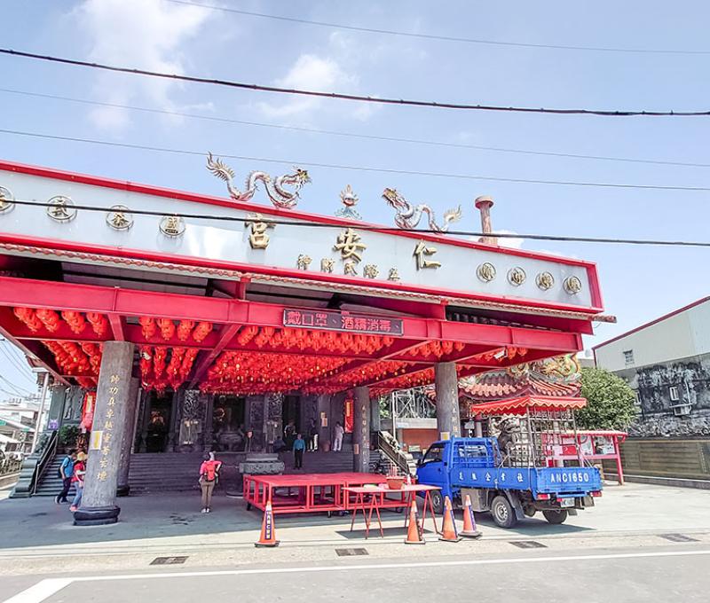 仁安宮外觀。照片拍攝者：洪光君 / 拍攝日期：2021/4/12