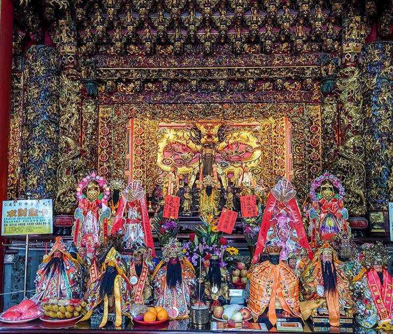 供奉 玄壇元帥。照片拍攝者：洪光君 / 拍攝日期：2021/4/12