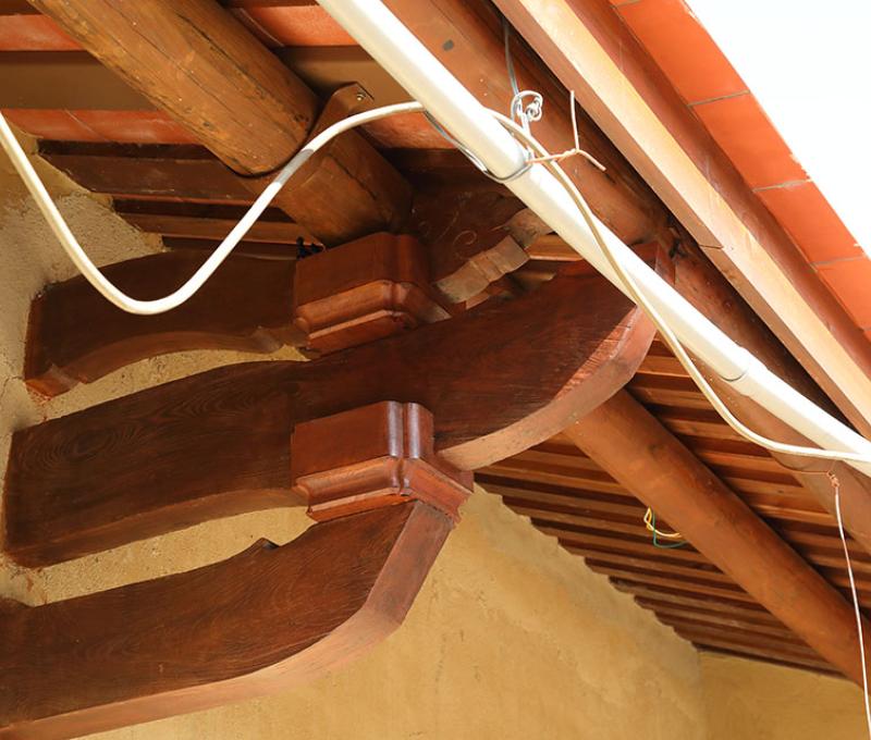 簷廊屋架照片拍攝者：洪光君 / 拍攝日期：2021/4/6