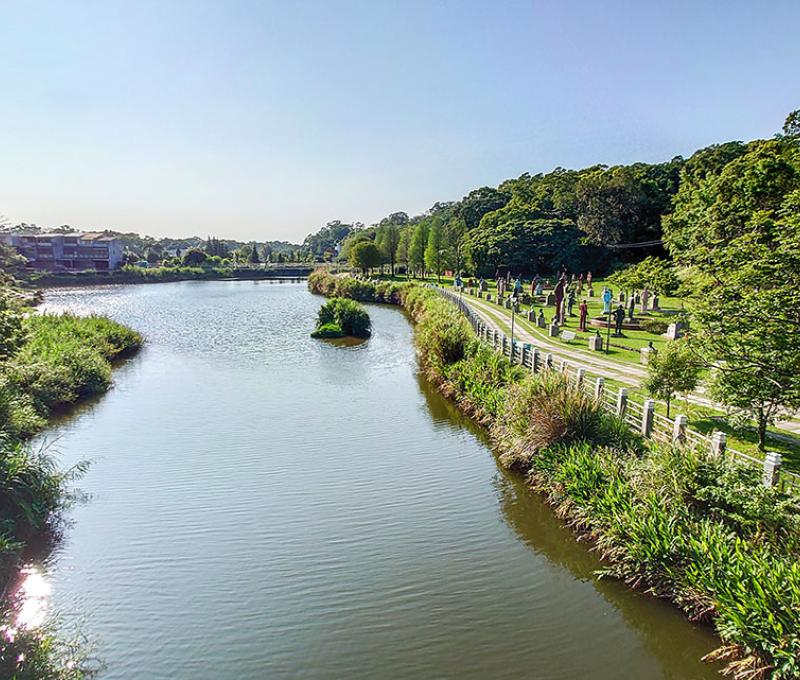 慈湖橋視角之一照片拍攝者：洪光君 / 拍攝日期：2021/4/6