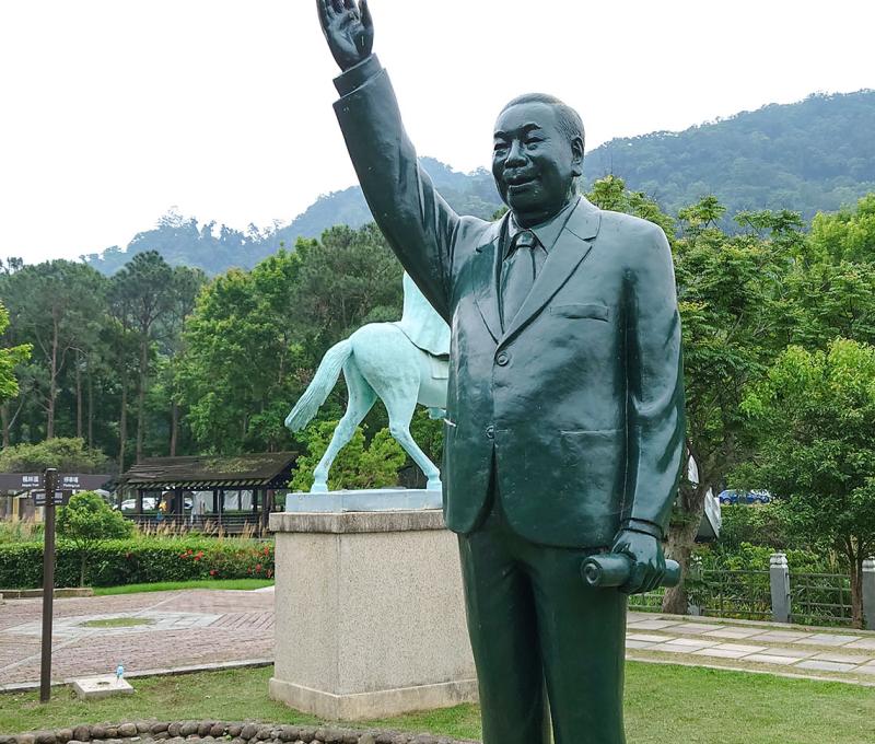 蔣經國總統銅像照片拍攝者：洪光君 / 拍攝日期：2021/4/15