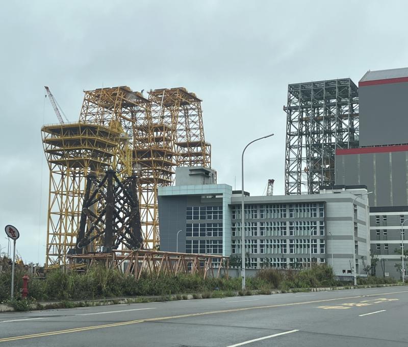 離岸風電組裝機組（照片提供者：創域永續組 / 拍攝日期：2026.04.10）