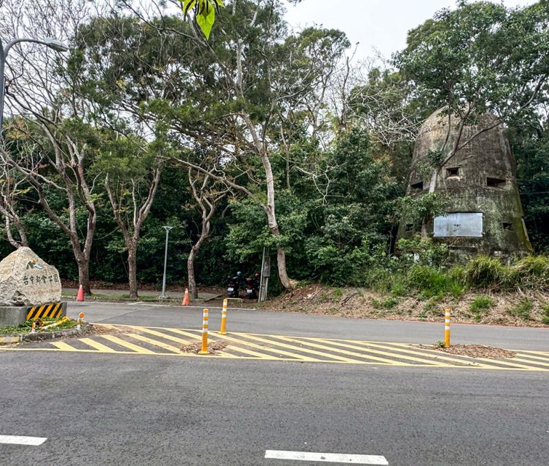 310高地小型機槍堡有三層，高度8米，厚度為1米 照片提供者：蔡金鼎 / 拍攝日期：2025/04/03