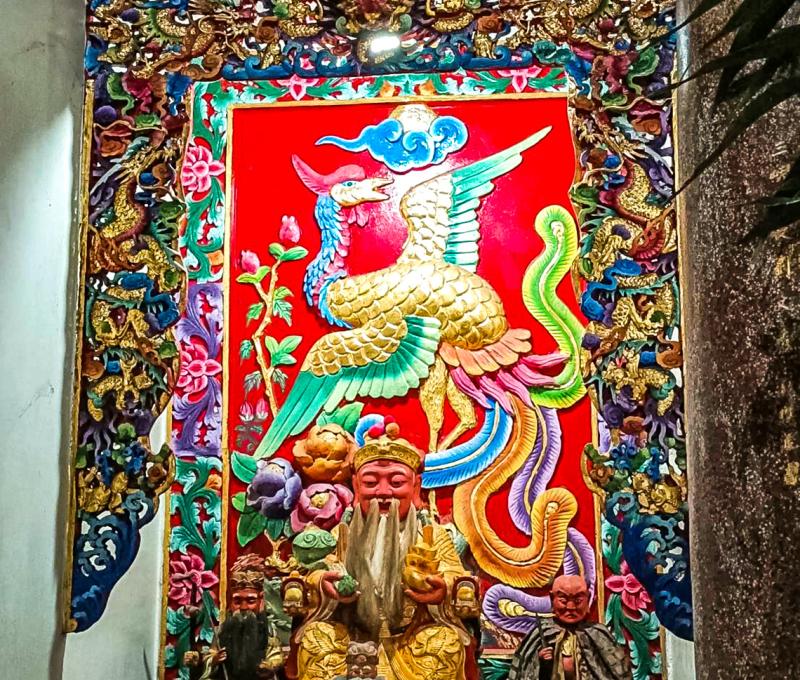 虎邊神龕，供奉福德正神。照片拍攝者：黃秋菊 / 拍攝日期：2022/09/15