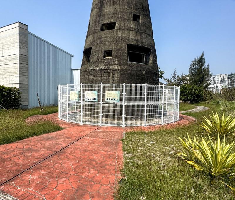 公園內仍可見各式防禦陣地 照片提供者：張銓津 / 拍攝日期：2023/08/26
