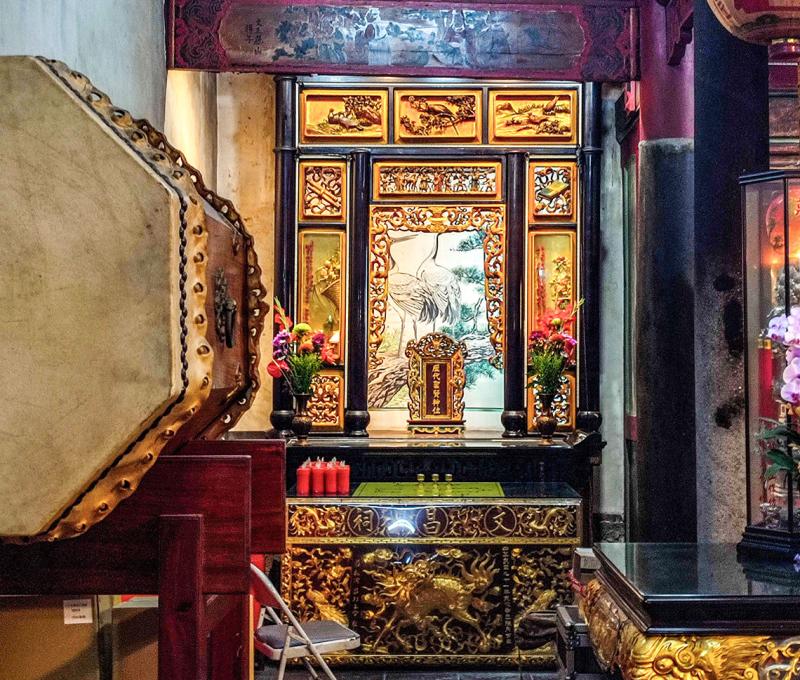 歷代聖賢的牌位。照片拍攝者：海山文史團隊