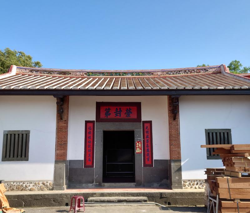 梅鶴山莊正廳。照片拍攝者：洪光君 / 拍攝日期：2021/4/6