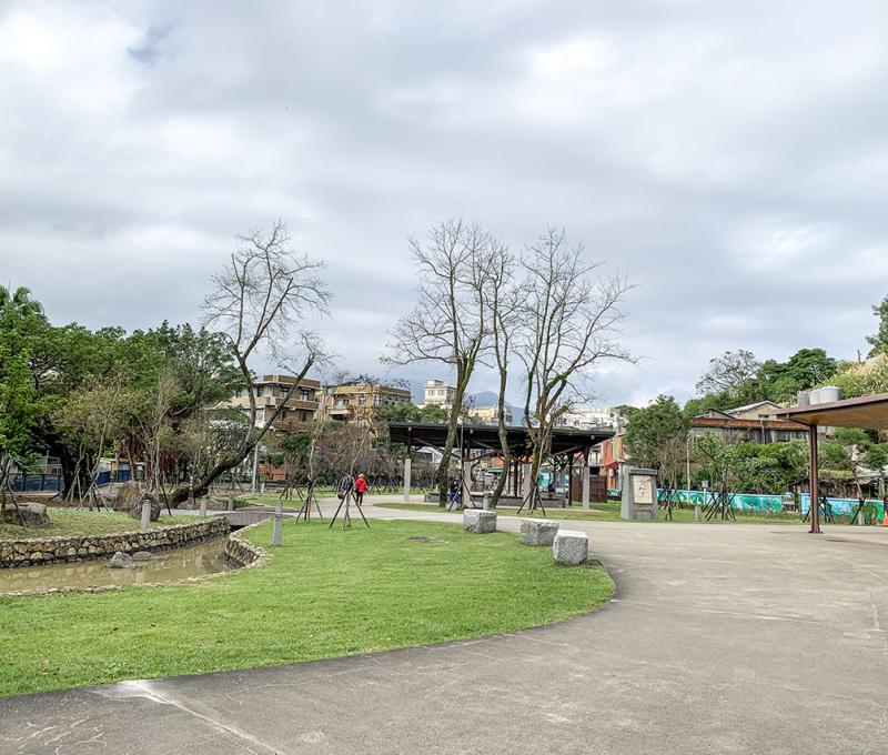 中山溫泉公園。照片拍攝者：張珈綺 / 拍攝日期：2024/1/2