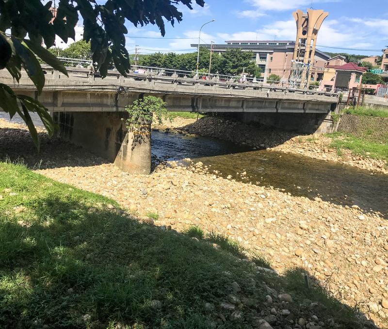 南崁溪河床沒有過度建設，算是原始。照片提供者：方文樹 / 拍攝日期：2023/09/10