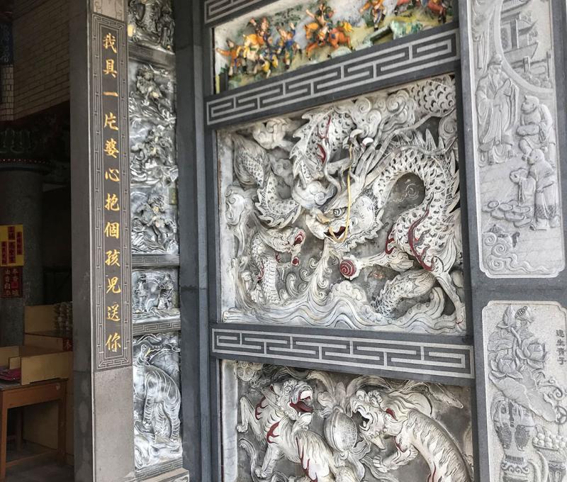 慈聖宮壁堵。照片拍攝者：方文樹 / 拍攝日期：2022/3/16