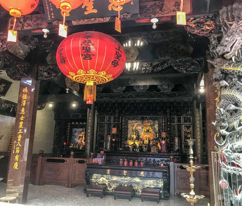 慈聖宮主祀天上聖母。照片拍攝者：方文樹 / 拍攝日期：2022/3/16