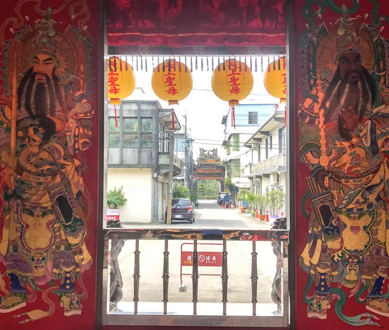 福安宮門神。照片拍攝者：方文樹 / 拍攝日期：2022/3/16