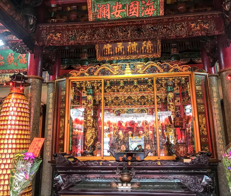 福安宮主祀天上聖母。照片拍攝者：方文樹 / 拍攝日期：2022/3/16