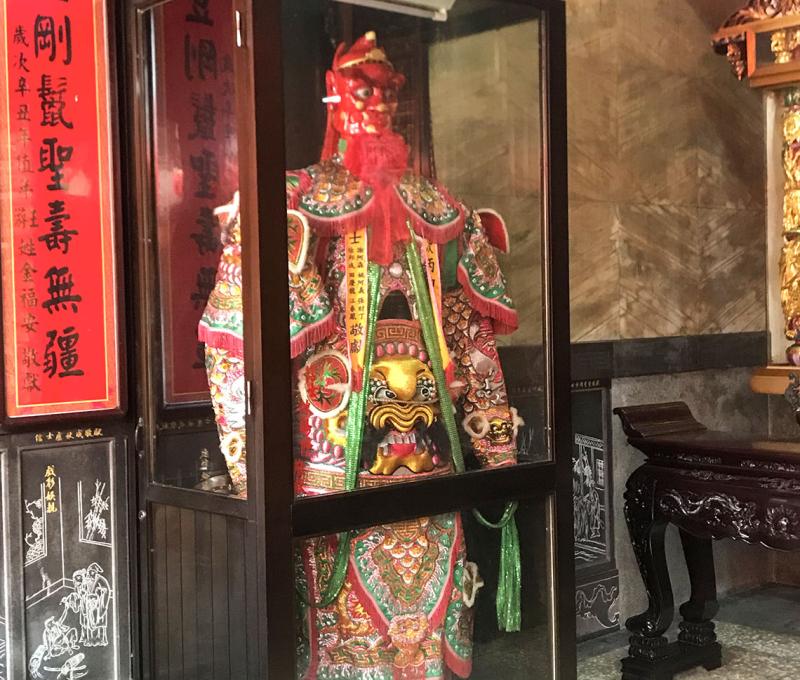 福安宮桃將軍。照片拍攝者：方文樹 / 拍攝日期：2022/3/16