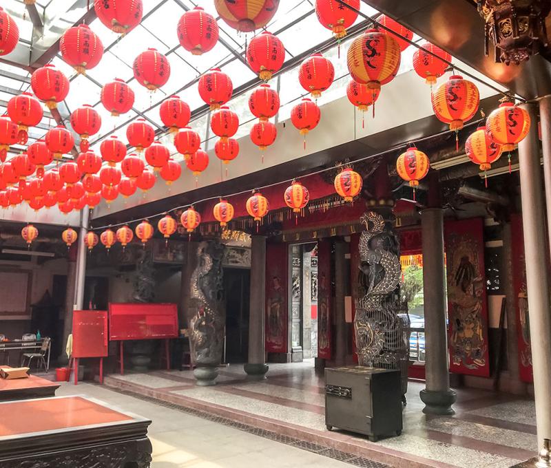 福安宮平安燈。照片拍攝者：方文樹 / 拍攝日期：2022/3/16