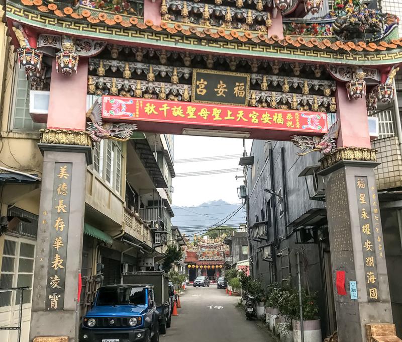 福安宮山門。照片拍攝者：方文樹 / 拍攝日期：2022/3/16