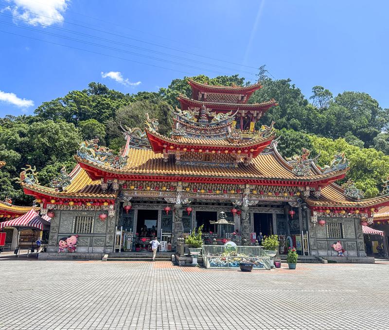 碧龍宮正殿建築美侖美奐。照片提供者：林美惠 / 拍攝日期：2023/08/14