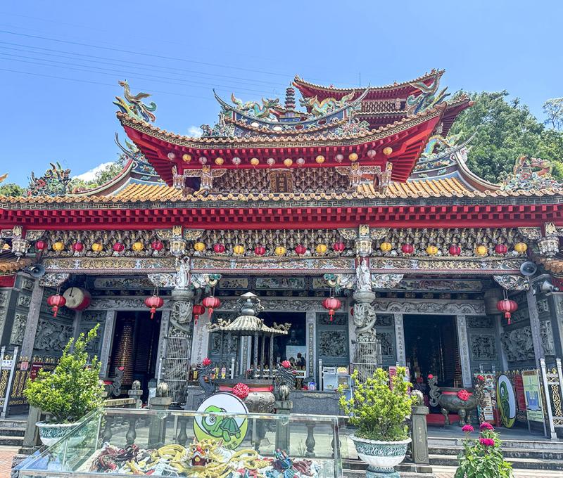 碧龍宮正殿近照。照片提供者：林美惠 / 拍攝日期：2023/08/14