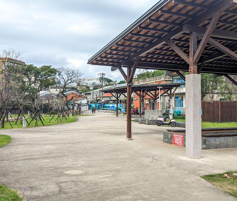 中山溫泉公園。照片拍攝者：林韋伶 / 拍攝日期：2024/1/2