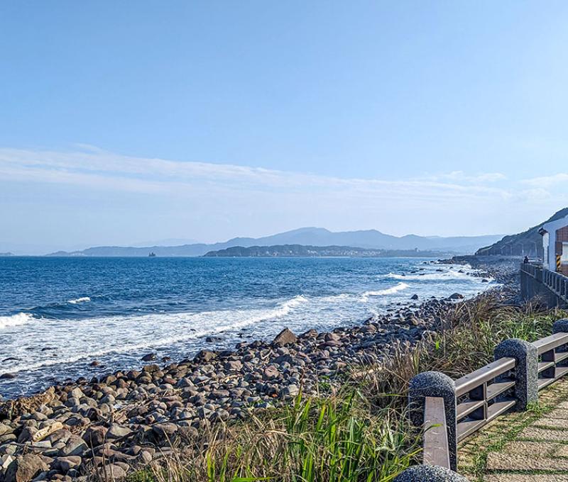 跳石海岸。照片拍攝者：林韋伶 / 拍攝日期：2024/1/2