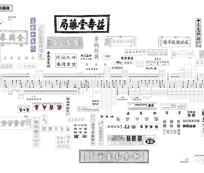 褒忠老街圖（照片提供者：蔡其旻 / 拍攝日期：2026/08）
