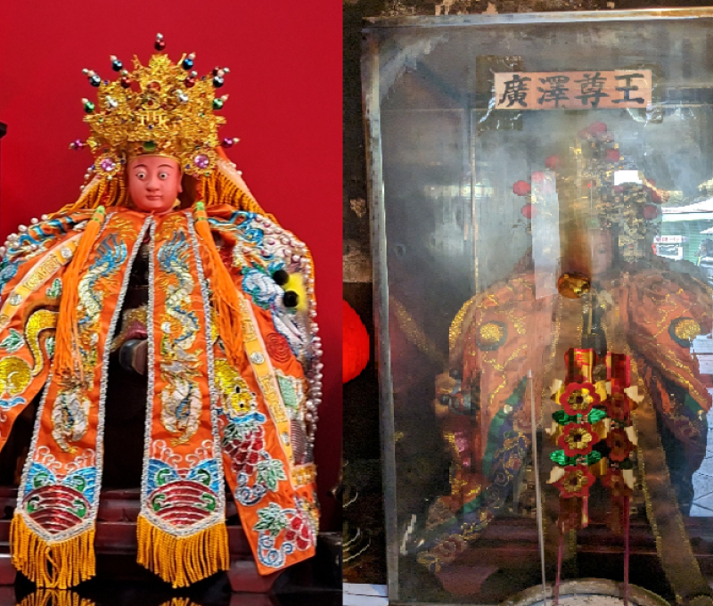 廣澤尊王像。（照片提供者：地理系蔡婉儀）