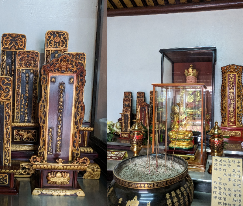 地藏王菩薩神像與長生祿位。（照片提供者：歷史所李華彥）